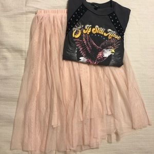 Soft Pink Tulle Skirt